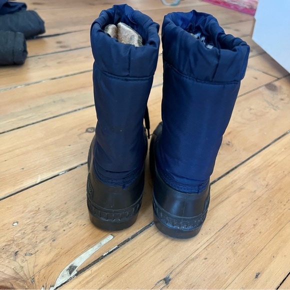 Kamik Kids Snow boots sz 10 Blue w/Red Logo - Picture 6 of 10